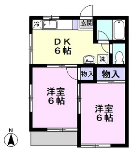 オーク南流山【1階】の間取り