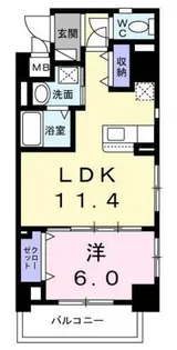 ラシーヌ【1階】の間取り