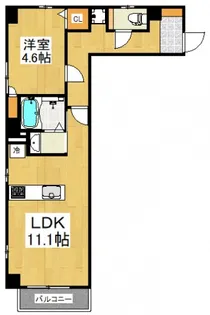コスモグランデII【2階】の間取り