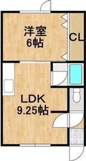 ファンコーポラスI【1階】の間取り