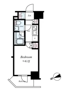 アイル グランデ南大井【4階】の間取り