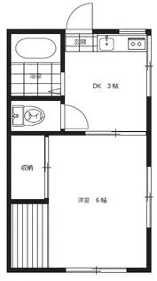 第二石垣アパート【1階】の間取り