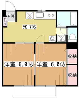 ベルグハウゼ【2階】の間取り