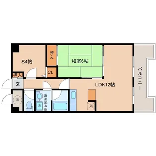 ヴィラIZUMIセントラル【1階】の間取り