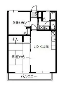 神奈川県横浜市青葉区奈良2【アパート】の間取り