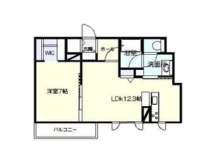 レッドツリー勝田【3階】の間取り