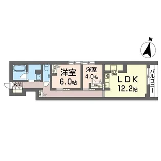 ガーデンクォーツ【1階】の間取り