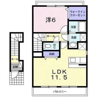 スターアリスVI【2階】の間取り