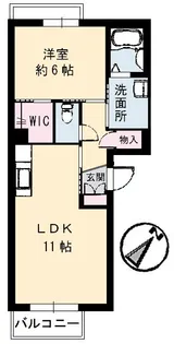 ハイツ ヒラオカIII【3階】の間取り