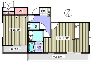 新潟県新潟市中央区笹口【マンション】の間取り