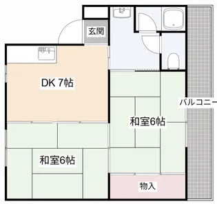 大阪府高槻市津之江町3【マンション】の間取り