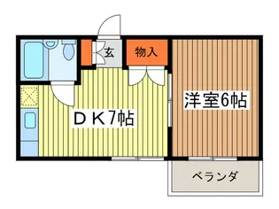コ-トハウス高井戸【1階】の間取り