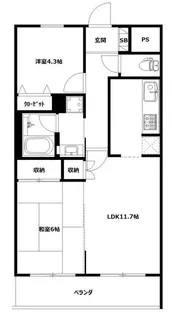 レクセル保土ヶ谷【3階】の間取り
