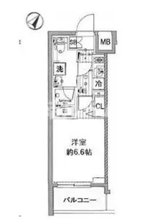 東京都豊島区南池袋2【マンション】の間取り