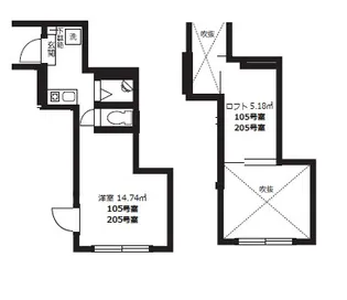 SpiLytus北千住【1階】の間取り