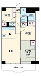 シラカワパレス【9階】の間取り