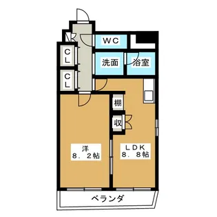 プロビデンス筒井【5階】の間取り