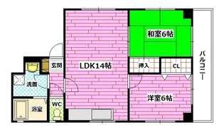 アルバ府中【3階】の間取り