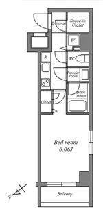 エルスタンザ西荻Moderno(モデルノ)【2階】の間取り
