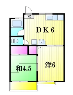 増田ハイツ【2階】の間取り