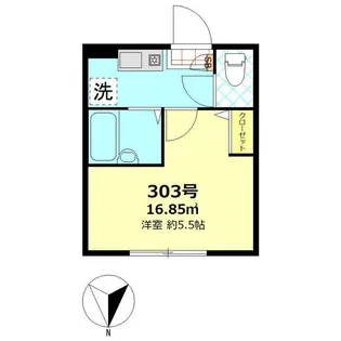 東京都葛飾区四つ木1【アパート】の間取り