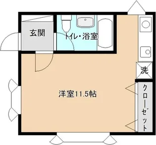 NEWTOWNHILLS【1階】の間取り