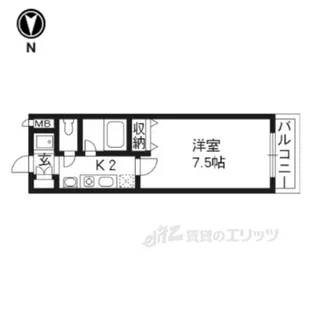 ヒルサイドテラス【1階】の間取り