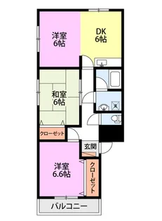ベルローズ【1階】の間取り