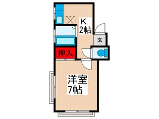三恵ビル【3階】の間取り