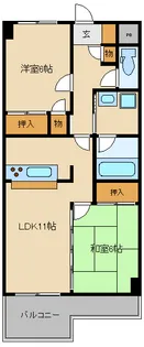 バーデンパレス【2階】の間取り