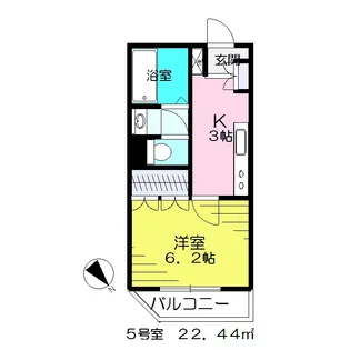 joy.of.life鶴川【6階】の間取り