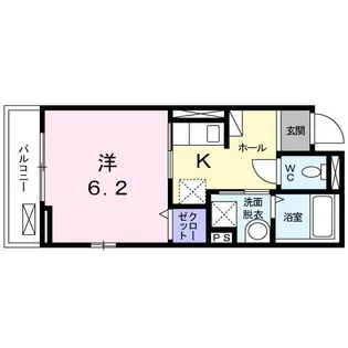 シャムロック【1階】の間取り