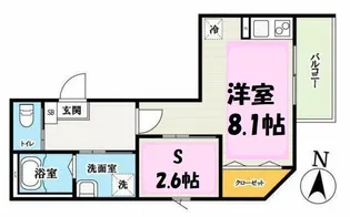 グラン大袋【2階】の間取り