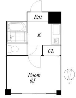 カーサ白河 CASA白河【1階】の間取り