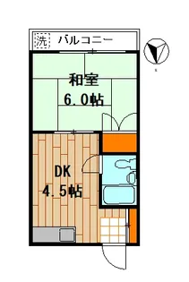 東京都世田谷区等々力8【マンション】の間取り
