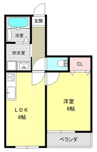 レジデンス遠若【2階】の間取り