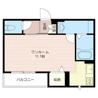 東京都港区赤坂5【マンション】の間取り