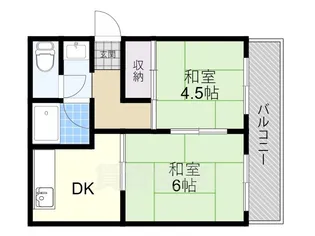 島尻ハイツ【2階】の間取り