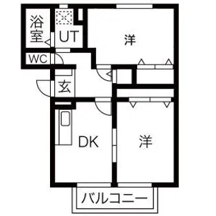 グリーンハイツ【2階】の間取り