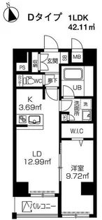 ベルデ【6階】の間取り