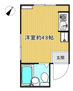 タツミハイツB棟【2階】の間取り