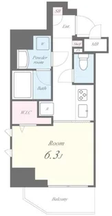 RYOGOKU STATION RESIDENCE【5階】の間取り