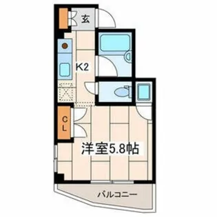 エミネンス小山【4階】の間取り