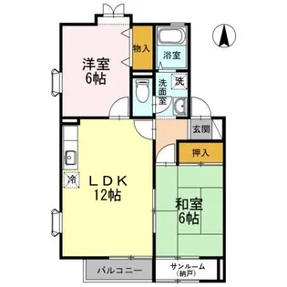 セジュール雅 B棟【1階】の間取り