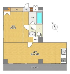 MIO梶ヶ谷【2階】の間取り