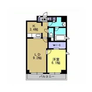カサヴェルデ【4階】の間取り
