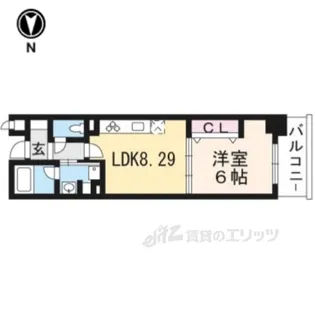 ロマンレジデンス【4階】の間取り