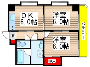 プリマベーラ船橋【2階】の間取り