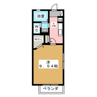 ユミカ【2階】の間取り