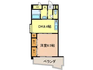 Pillow Garden Sannou【6階】の間取り